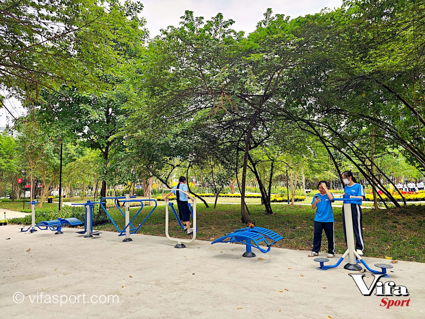 KHU ĐẤT NHÀ THI ĐẤU PHAN ĐÌNH PHÙNG HỒI SINH VỚI THIẾT BỊ VIFASPORT