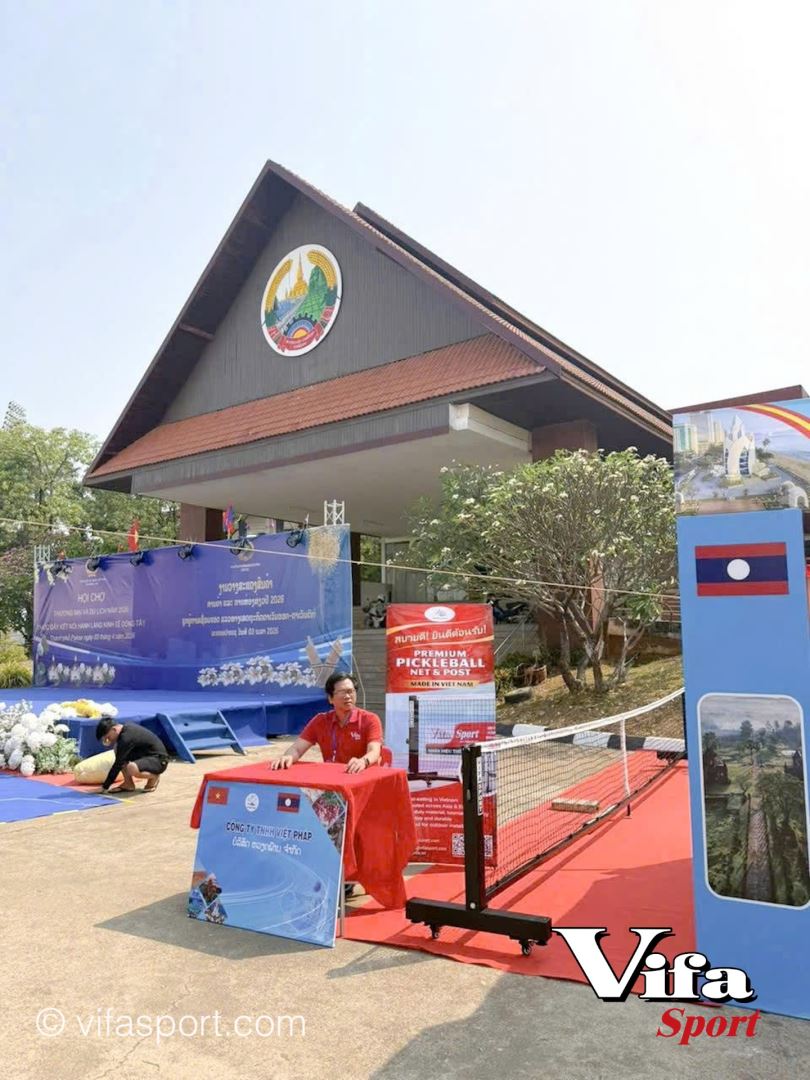 VIFASPORT KHẲNG ĐỊNH VỊ THẾ DẪN ĐẦU THIẾT BỊ PICKLEBALL TẠI HỘI CHỢ VIỆT NAM – LÀO 2026
