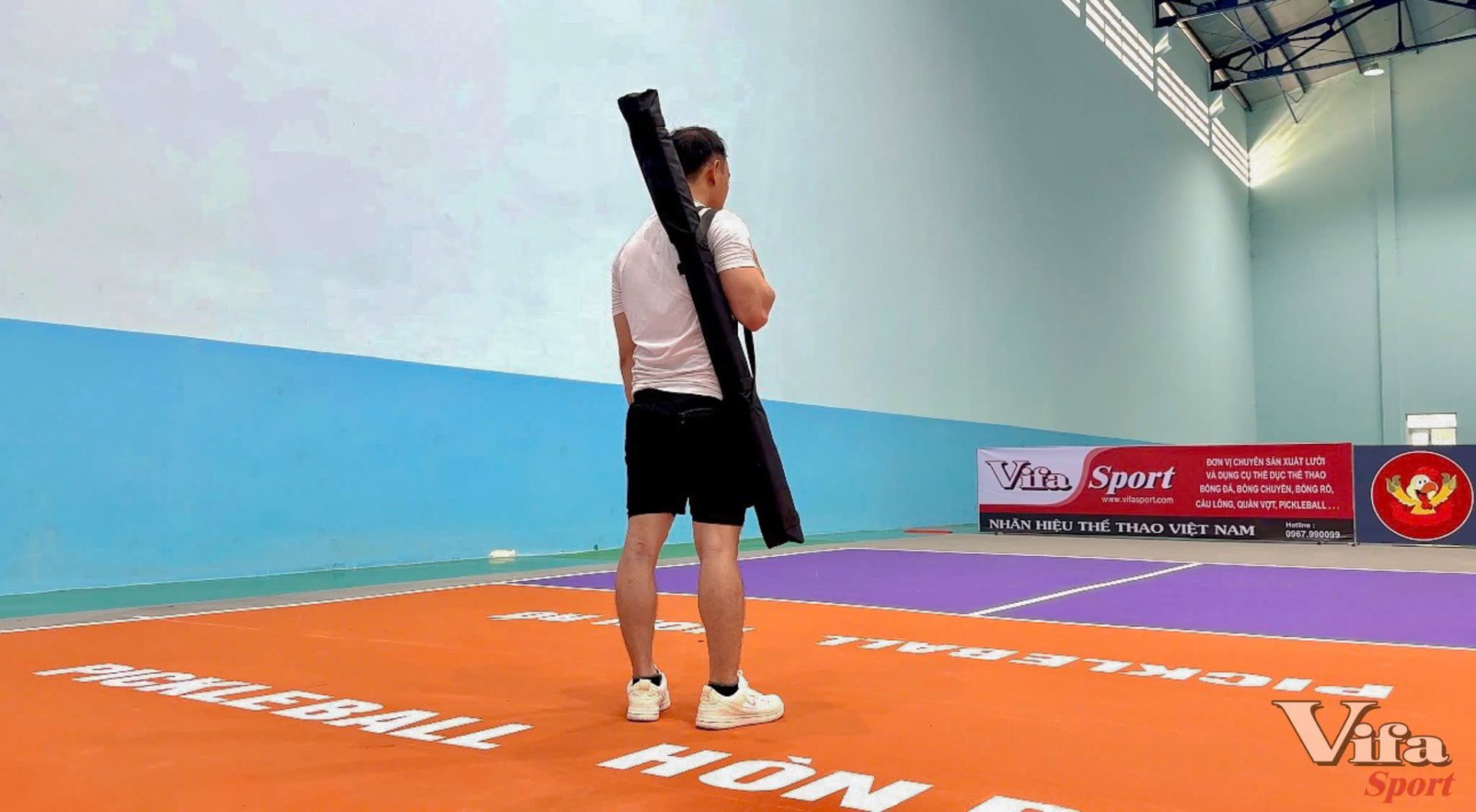 BỘ TRỤ LƯỚI PICKLEBALL GIA ĐÌNH VIFASPORT SẢN XUẤT: CHƠI MỆT, NGHỈ THÌ TA XẾP GỌN